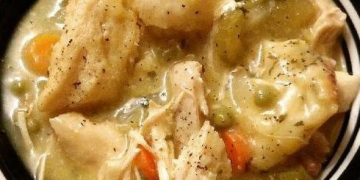 Crock Pot Huhn und Knödel