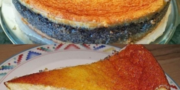 Mohnkuchen mit Schmand