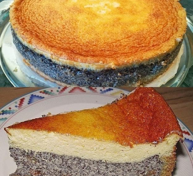 Mohnkuchen mit Schmand