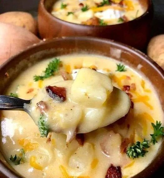 Die Suppe ist der Hit, Ich mache sie immer wieder! – Kartoffelsuppe wie von Oma 