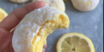 Weiche Zitronenplätzchen