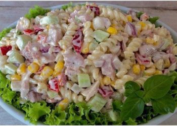 Nudelsalat wie bei Oma: einfach und schnell zubereitet