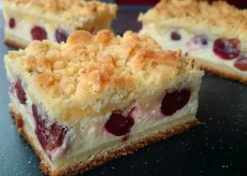 Kirsch – Streuselkuchen, Ein leckeres Rezept für einen schönen Sommernachmittag!