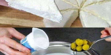 1 Liter Milch, 1 Joghurt und eine halbe Zitrone reichen aus, um den besten hausgemachten Käse zuzubereiten