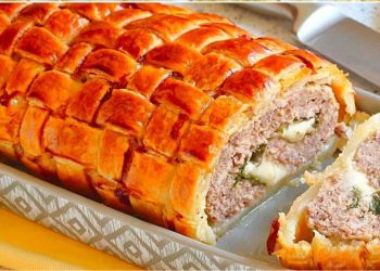 Hackbraten in der Kruste: das Rezept für einen köstlichen und spektakulären zweiten Gang