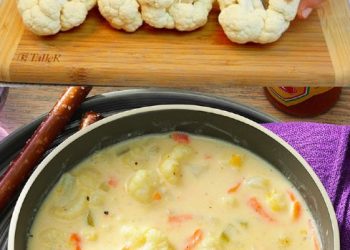 Blumenkohl leckerer suppe