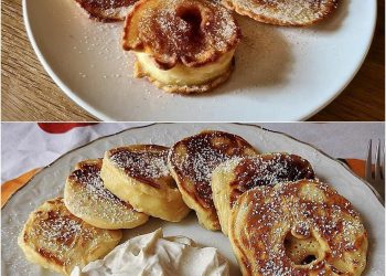 Apfelküchle in 3 Minuten zubereitet, Superlecker!