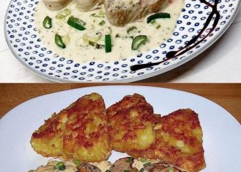 Schweinefilet in Sahnesauce