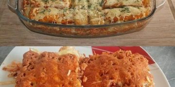 Fischstäbchenauflauf mit Reis für die ganze Familie