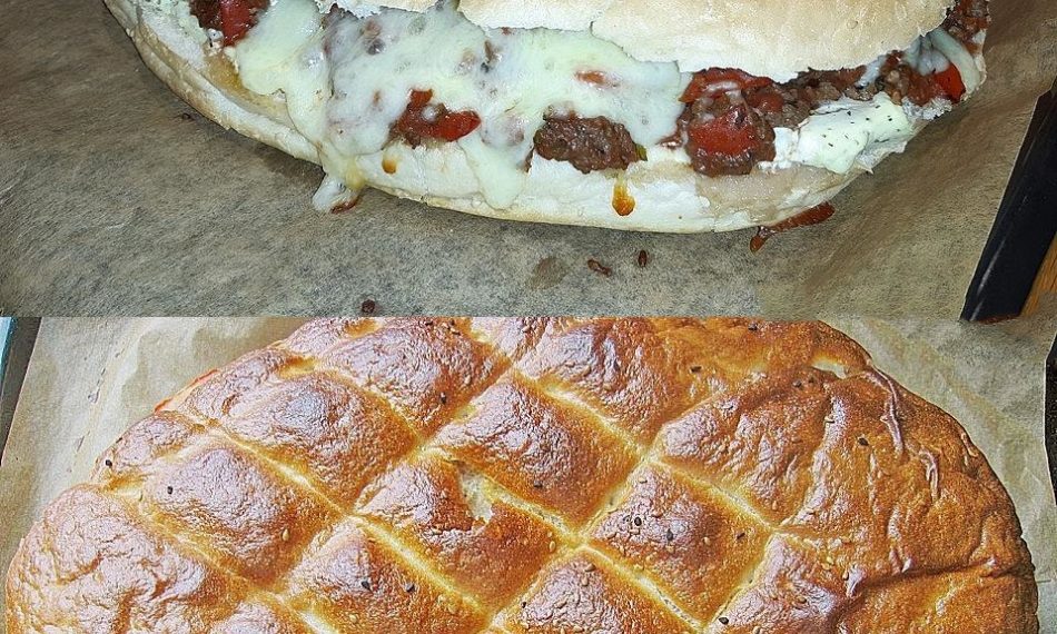 Fladenbrot mit Hackfleisch aus dem Backofen – Alte Oma Rezepte