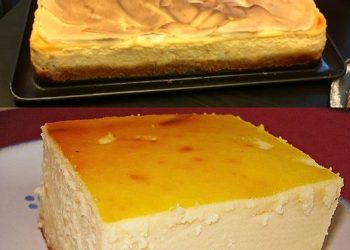 Der beste Quarkkuchen auf der Welt, Quarkkuchen vom Blech mit Vanillepudding