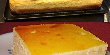 Der beste Quarkkuchen auf der Welt, Quarkkuchen vom Blech mit Vanillepudding