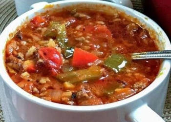 Gefüllte Paprika Suppe