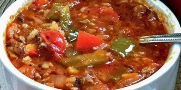 Gefüllte Paprika Suppe