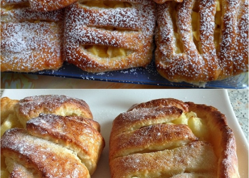 Apfeltaschen mit Eierlikor – Apfelfullung!