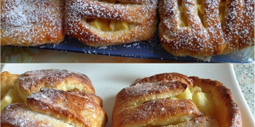 Apfeltaschen mit Eierlikor – Apfelfullung!