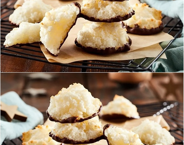 Bald geht es wieder los: Saftige Kokosmakronen