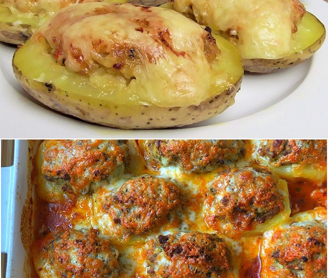 Gefüllte Kartoffeln