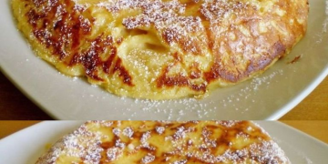 Apfelkuchen aus der Pfanne