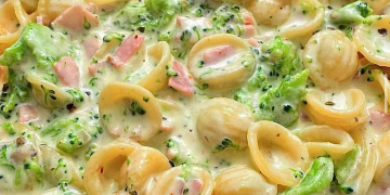 Brokkoli Schinken Pasta