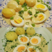 Eier in Senfsoße