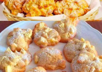 Apfelküchlein mit Zimtzucker, schneller weg als man gucken kann !