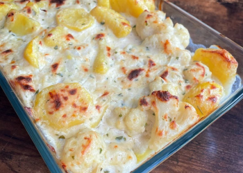 Blumenkohl-Kartoffel-Gratin