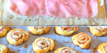 Blätterteigstrudel: einfache Idee für Ihre Vorspeise