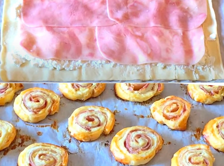 Blätterteigstrudel: einfache Idee für Ihre Vorspeise