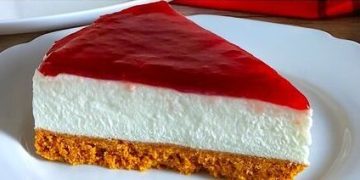 Philadelphiatorte mit Himbeeren, unglaublich lecker