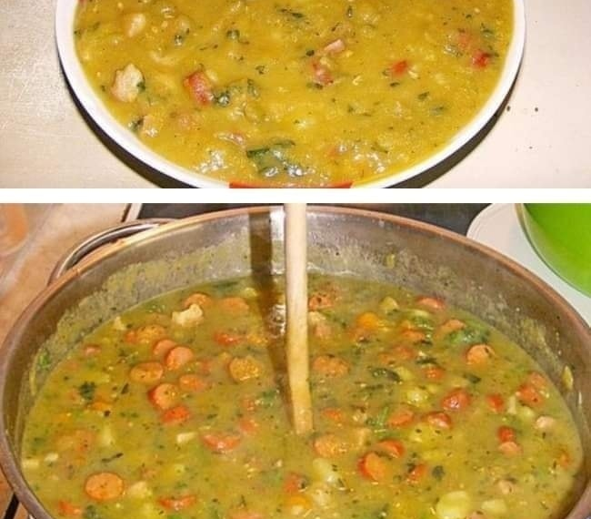 Erbseneintopf nach Bundeswehrrezept