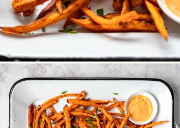 Süßkartoffel Pommes aus dem Ofen