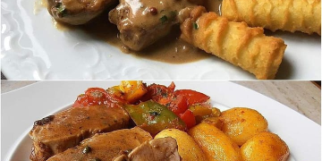 Schweinemedaillons in Pfefferrahmsauce