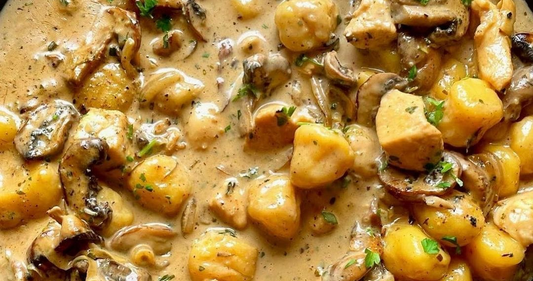 Pilz-Rahm-Gnocchi mit Hühnchen – Alte Oma Rezepte