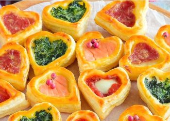 Blätterteigherzen: das Rezept für herzhafte Vorspeisen zum Valentinstag