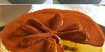 Tiramisu-Käsekuchen: das Rezept für ein frisches und cremiges Dessert