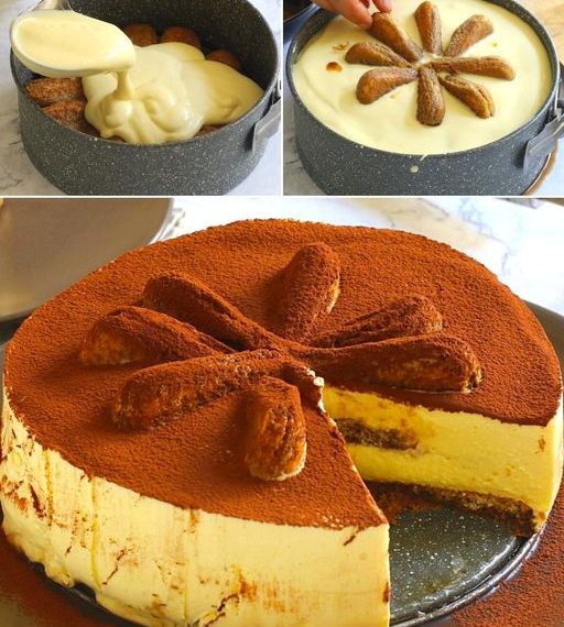 Tiramisu-Käsekuchen: das Rezept für ein frisches und cremiges Dessert