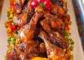 Hähnchenflügel und Keulen vom Grill