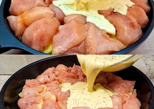 Käsekuchen Muffins gefüllt mit Vanillepudding – Alte Oma Rezepte