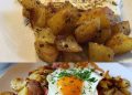 Bratkartoffeln mit Ei und Käse