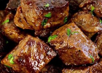 Steakhäppchen mit Knoblauchbutter