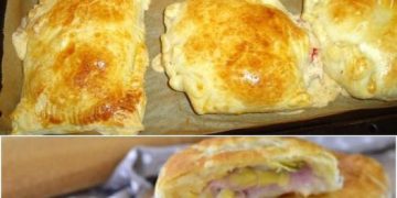 Schinken Käse Taschen