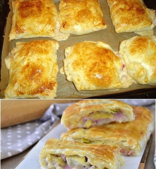 Schinken Käse Taschen