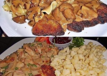 Jägerschnitzel mit Spätzle Rezept