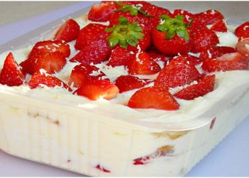 EINFACH HIMMLISCH! ERDBEER TIRAMISU MIT WEISSE SCHOKOLAD