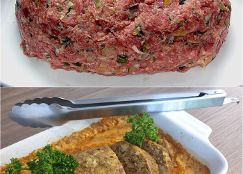 Hackbraten supersaftig – saftiger Hackbraten mit viel Soße