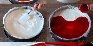 Philadelphiatorte mit Himbeeren, unglaublich lecker