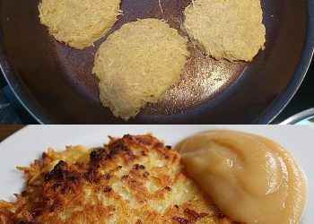 Hessische Reibekuchen mit Apfelmus