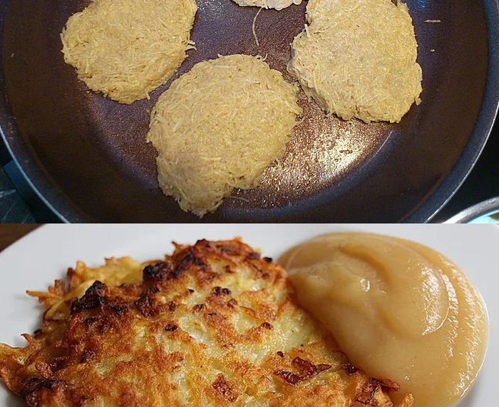 Hessische Reibekuchen mit Apfelmus