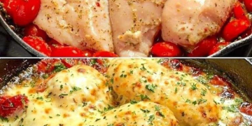 Gebackenes Hähnchen mit Tomate: Das einfache und leckere Rezept